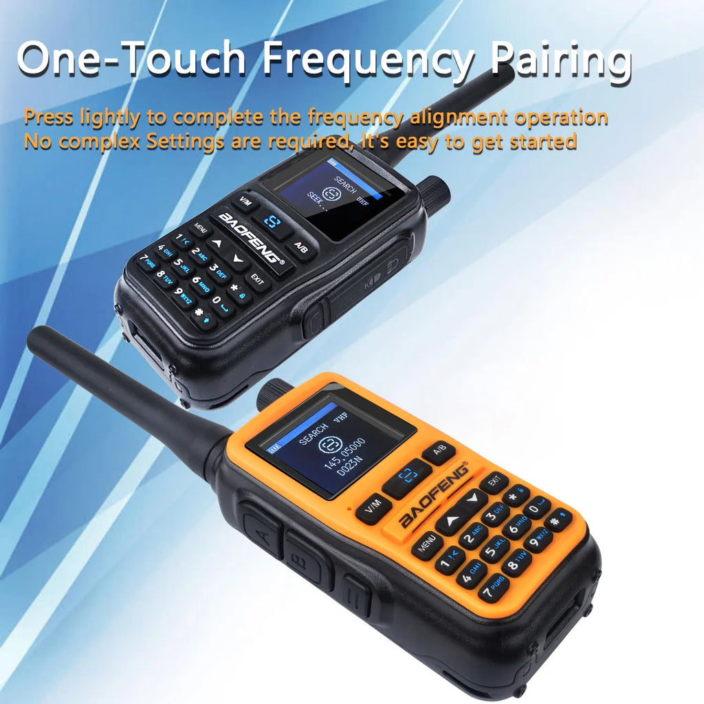 Baofeng UV-5R MINI Dual Band Walkie Talkie Twin Pack – 2 Radios Included