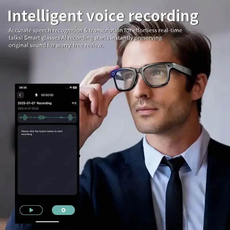 13MP AI Smart Glasses with Translation