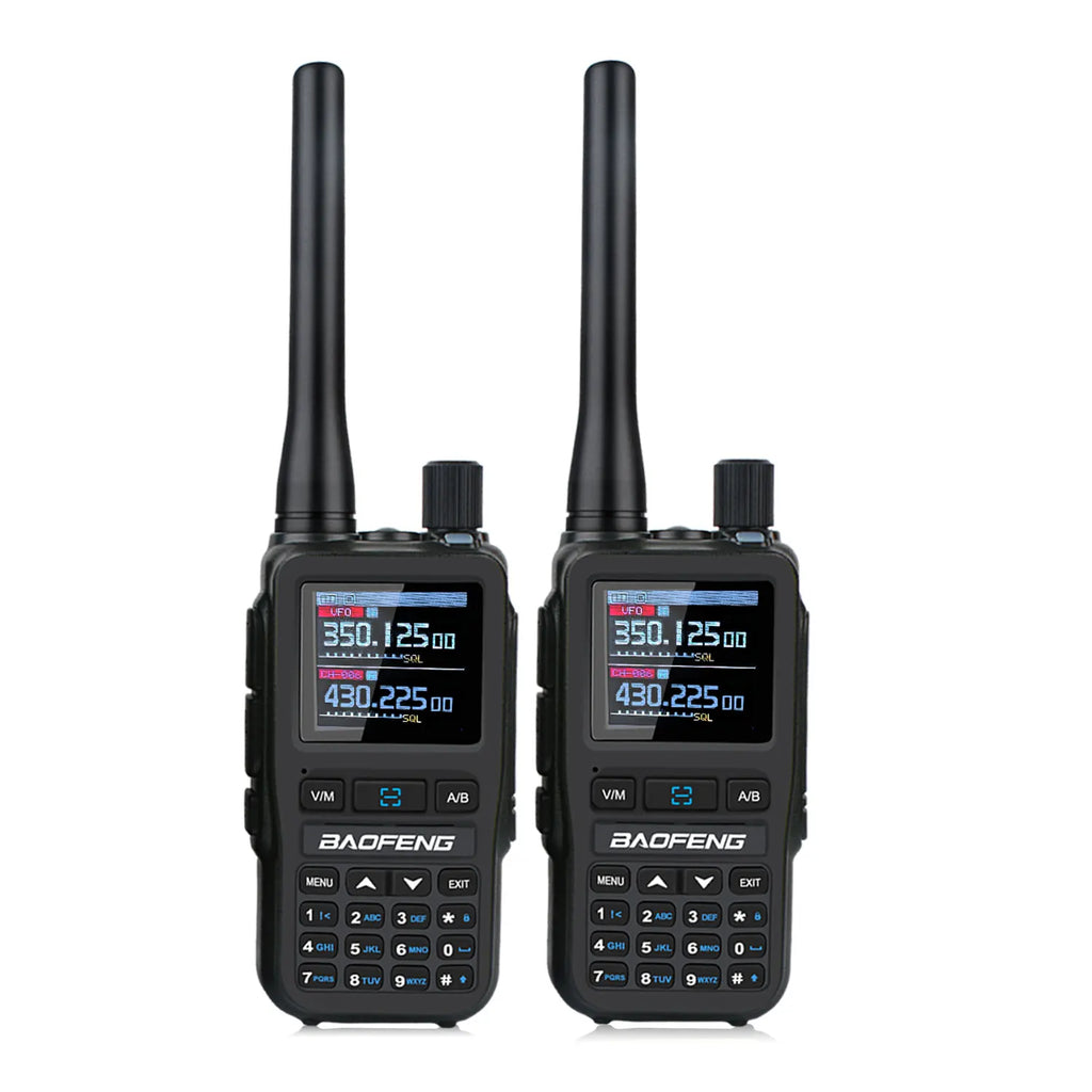 Baofeng UV-5R MINI Dual Band Walkie Talkie Twin Pack – 2 Radios Included