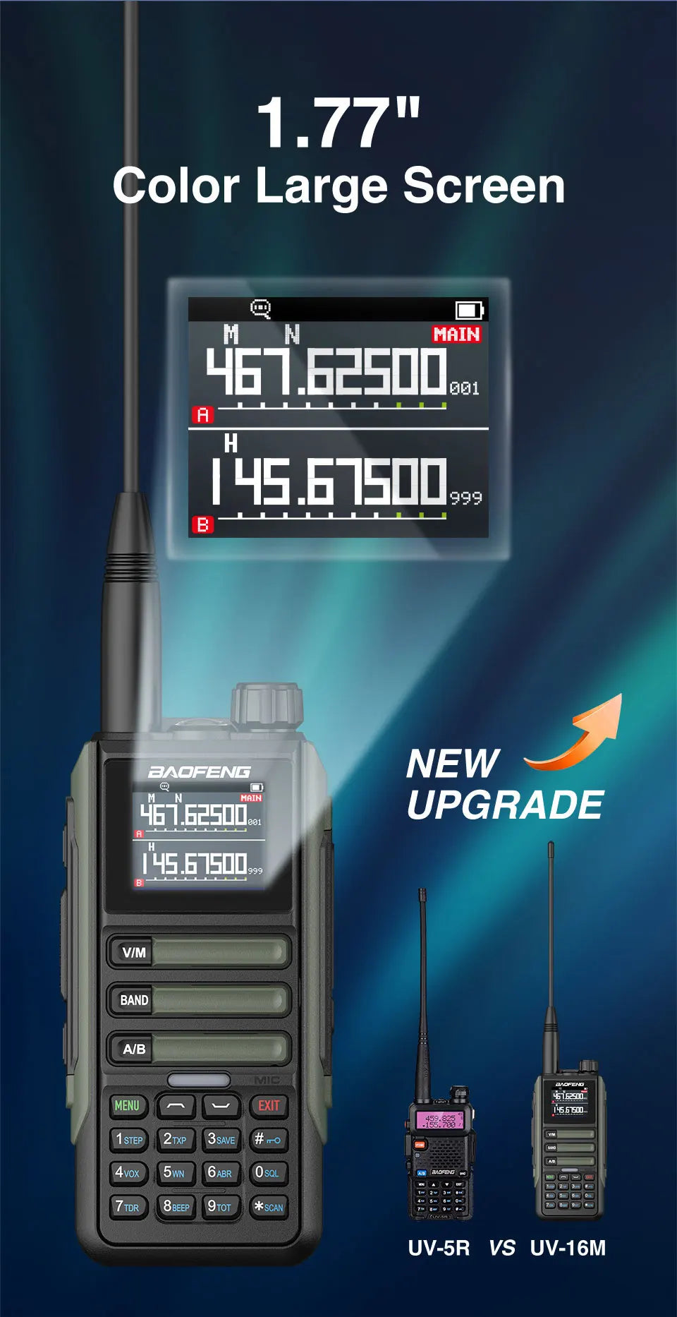 Baofeng UV-16M V2 Full Band Two-Way Radio – 2026 Upgraded Edition