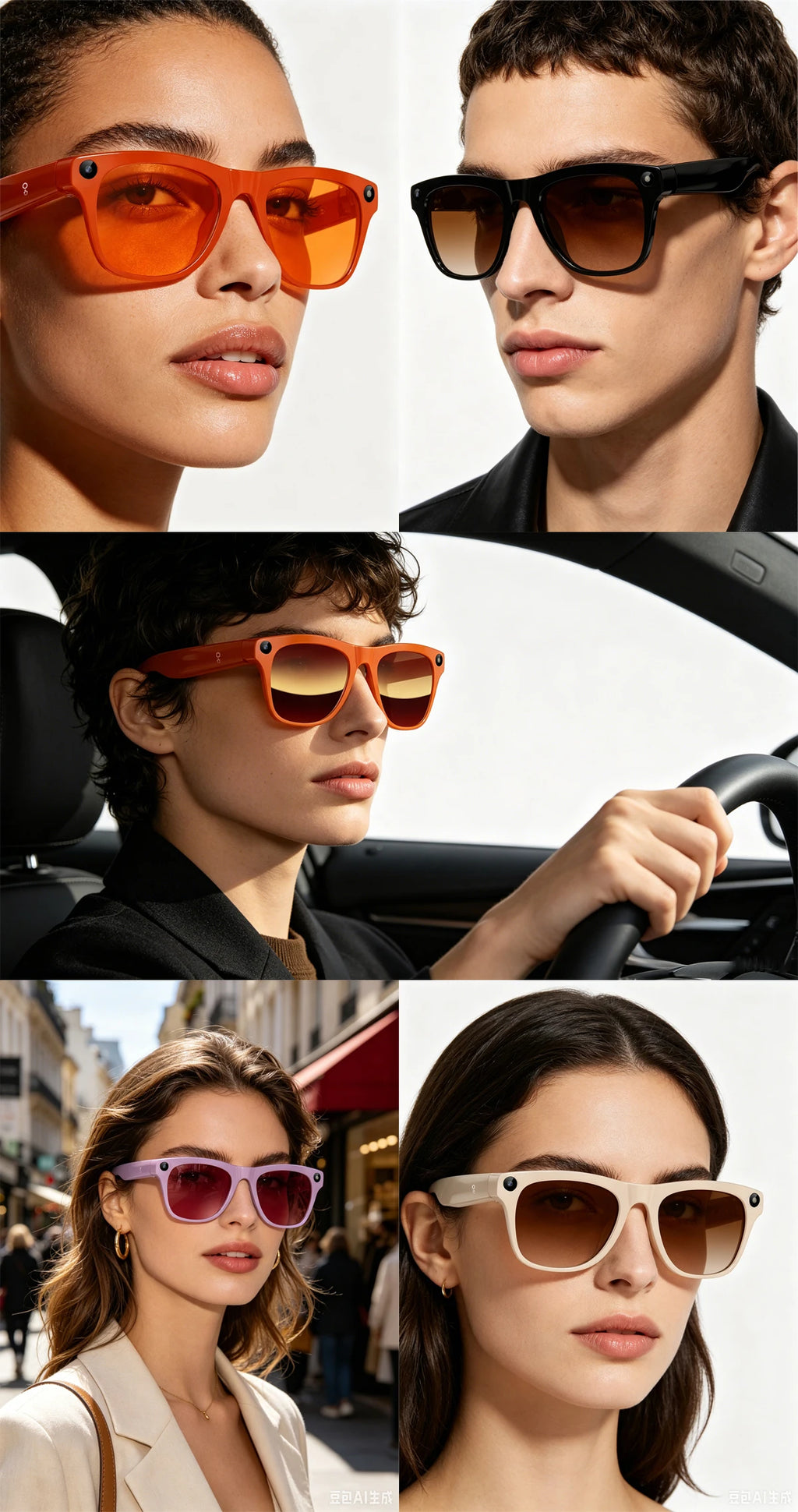 Lenovo AI Smart Glasses – 8MP Camera & AI Translation