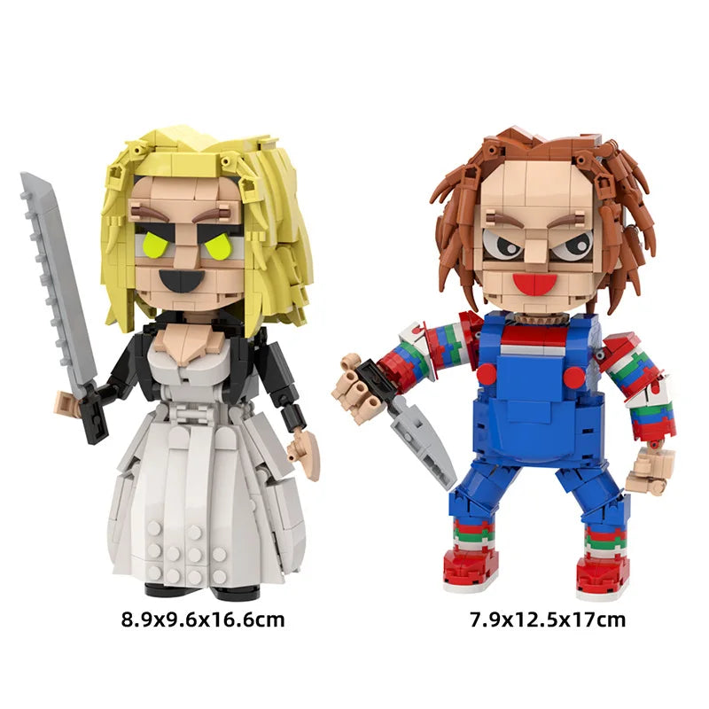 Chucky &amp; Tiffany Horror Building Sets