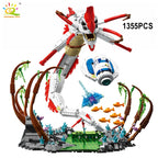 1,355PCS Deep Sea Death Monster Building Set