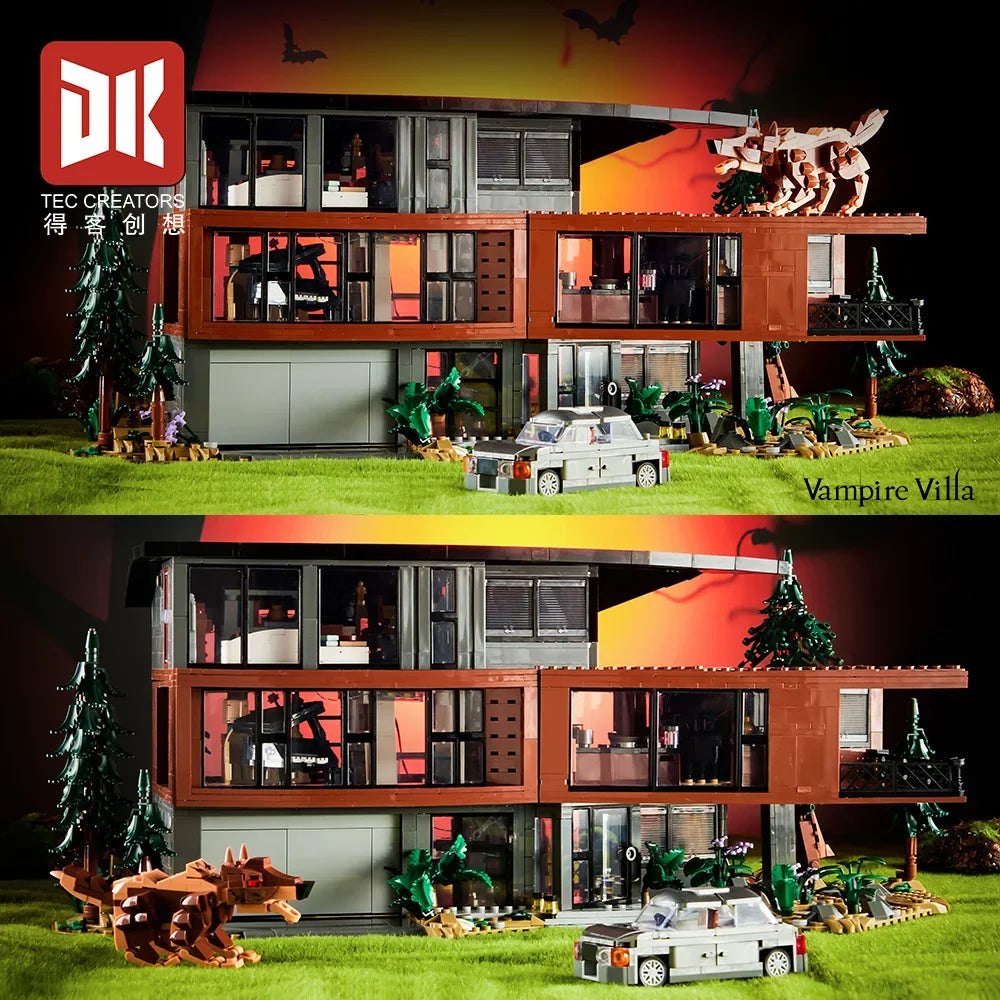 2,813PCS Mystic Vampire House Building Set