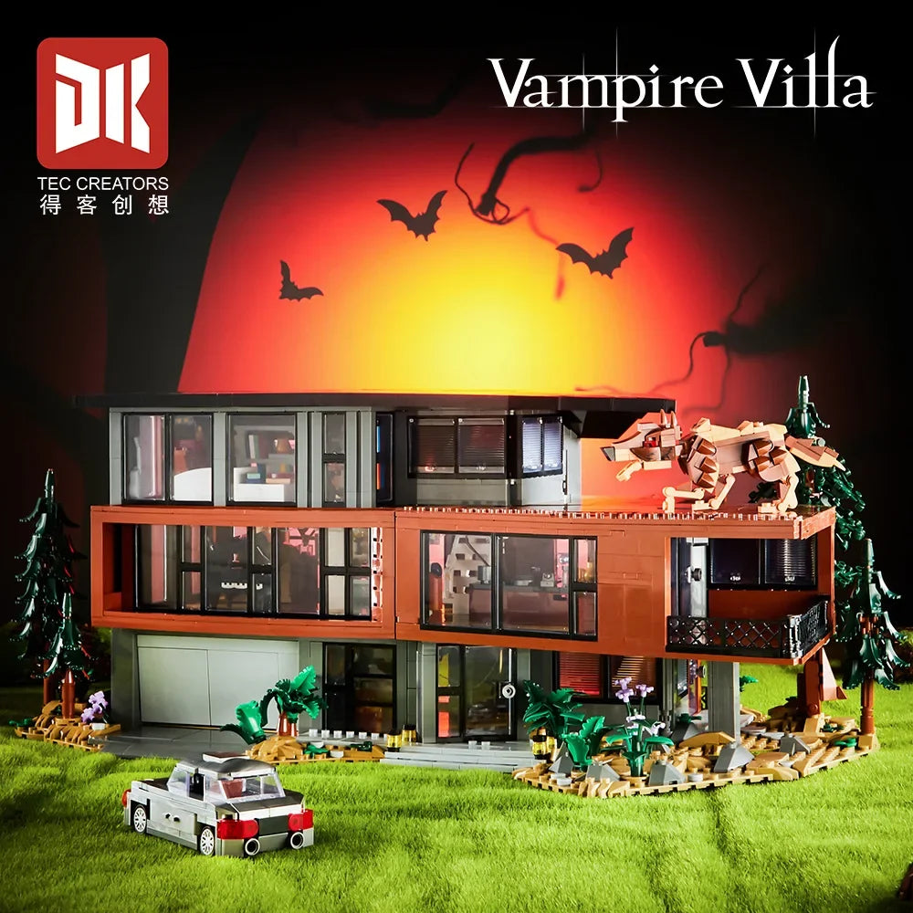 2,813PCS Mystic Vampire House Building Set