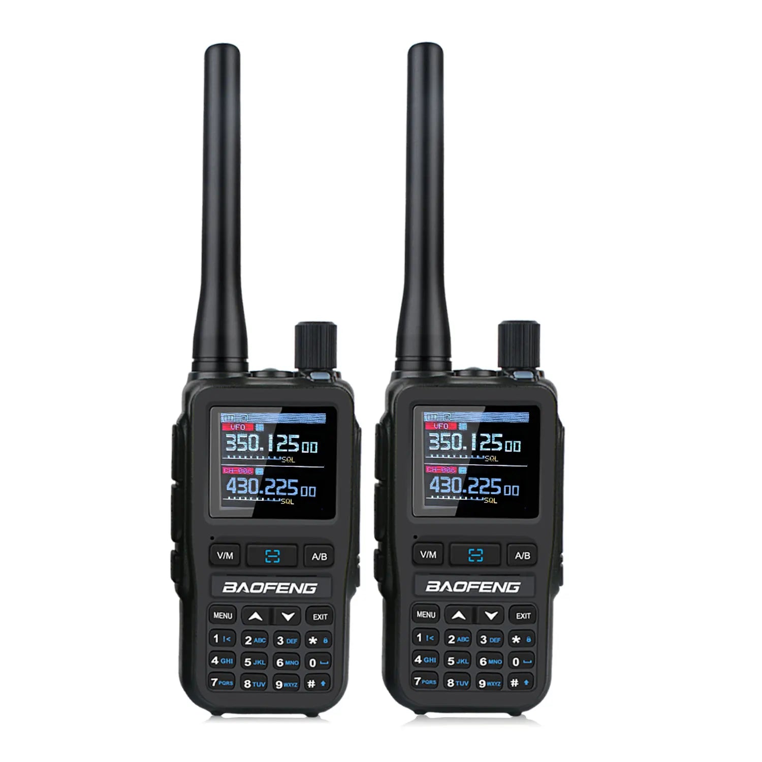Baofeng UV-5R MINI Dual Band Walkie Talkie Twin Pack – 2 Radios Included