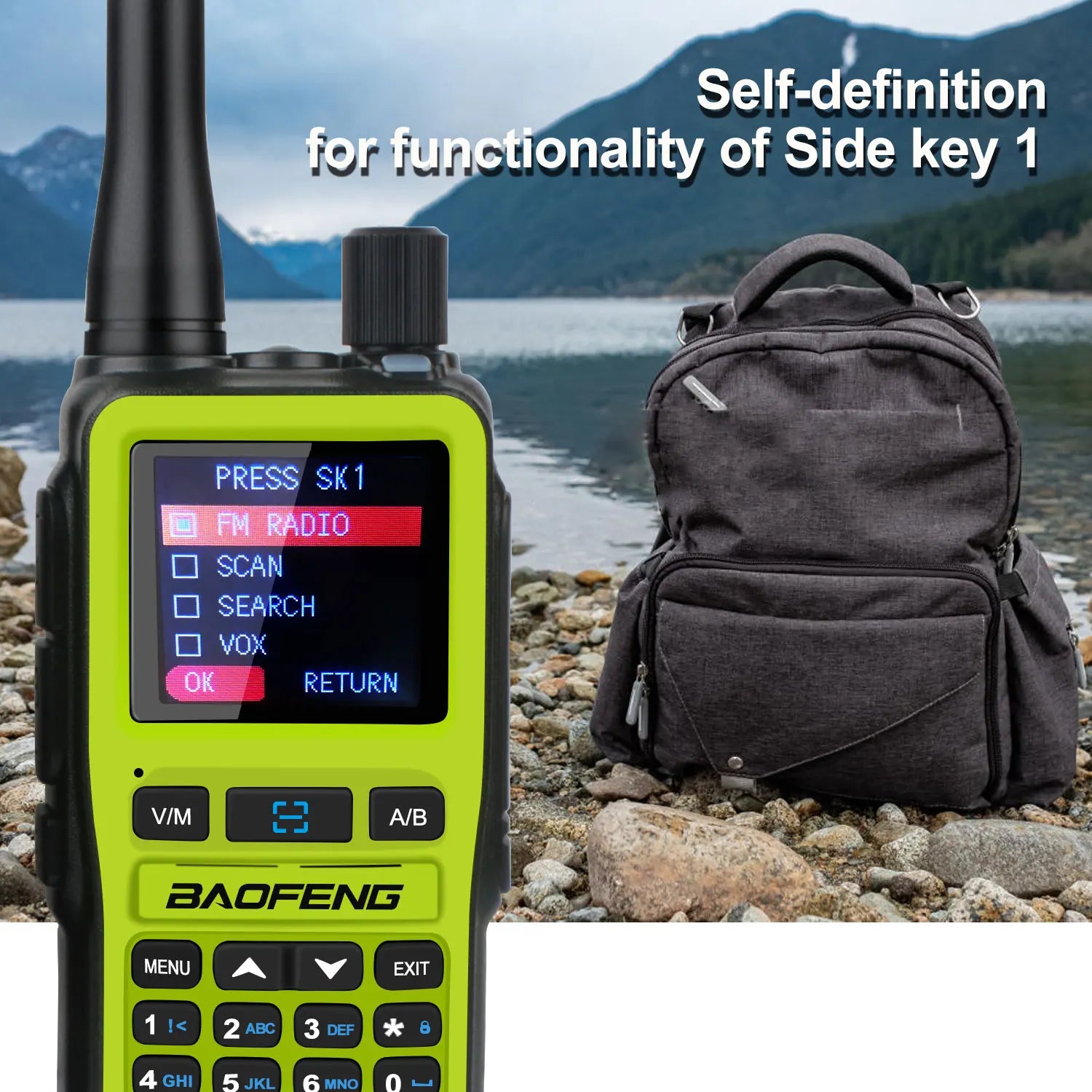 Baofeng UV-5R MINI Dual Band Walkie Talkie Twin Pack – 2 Radios Included