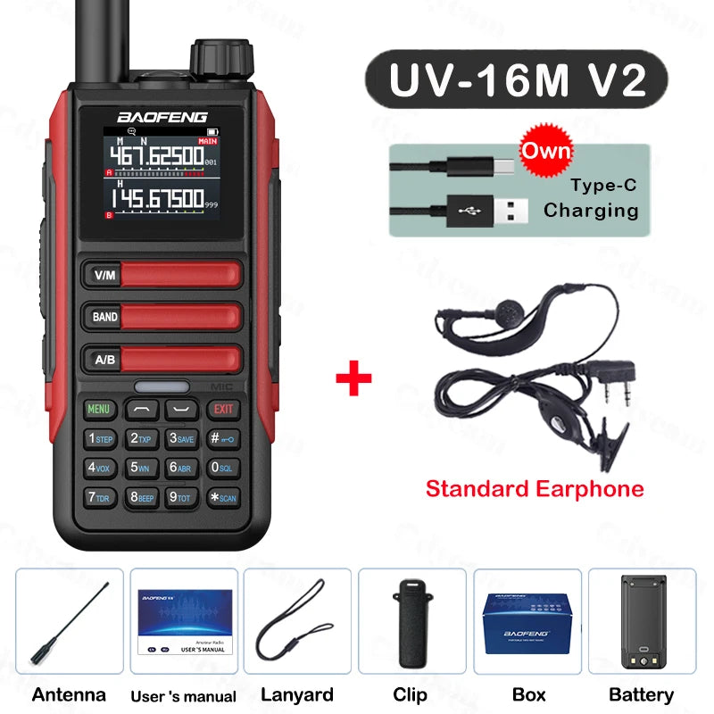 Baofeng UV-16M V2 Full Band Radio