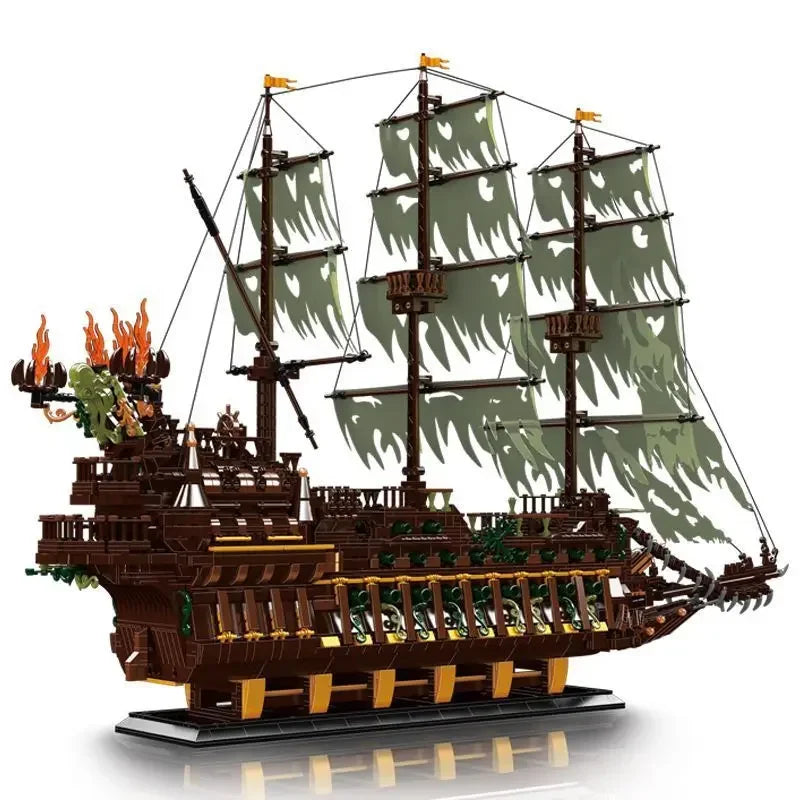 4,364 Pieces - Mould King Dutchman Ghost Pirate Ship Building Block Set