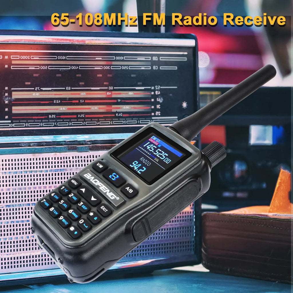 Baofeng UV-5R MINI Dual Band Walkie Talkie Twin Pack – 2 Radios Included