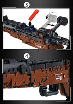 Classic Bolt-Action Rifle Building Block Collection – Military Model Kits