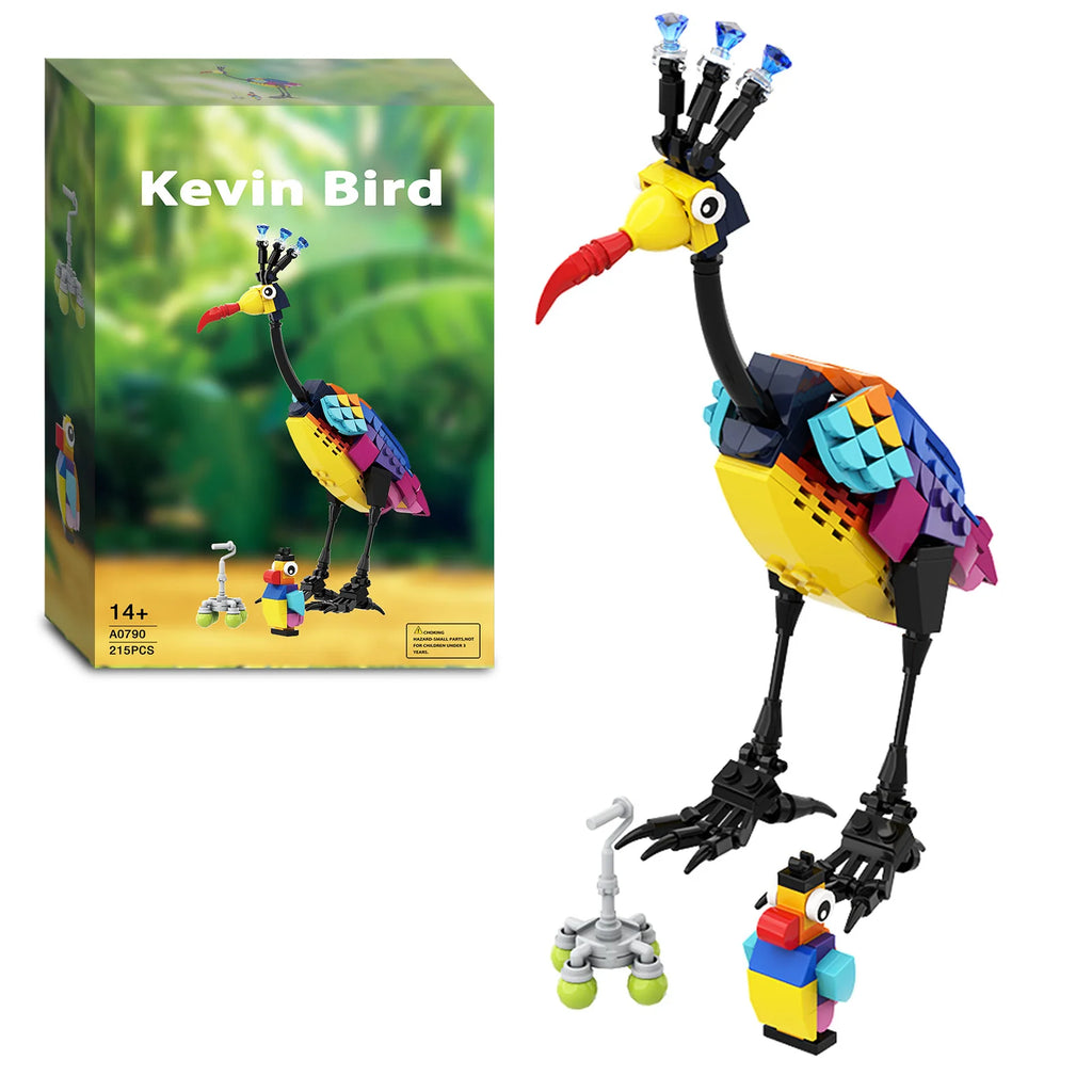215PCS Kevin Bird & Balloon House Building Blocks – Cartoon Display Model