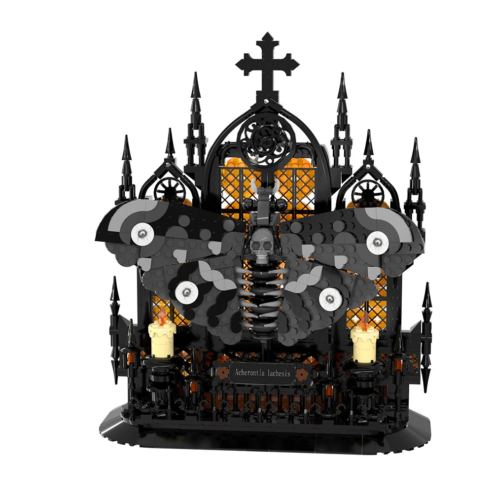 756PCS Gothic Death’s-Head Moth Building Set