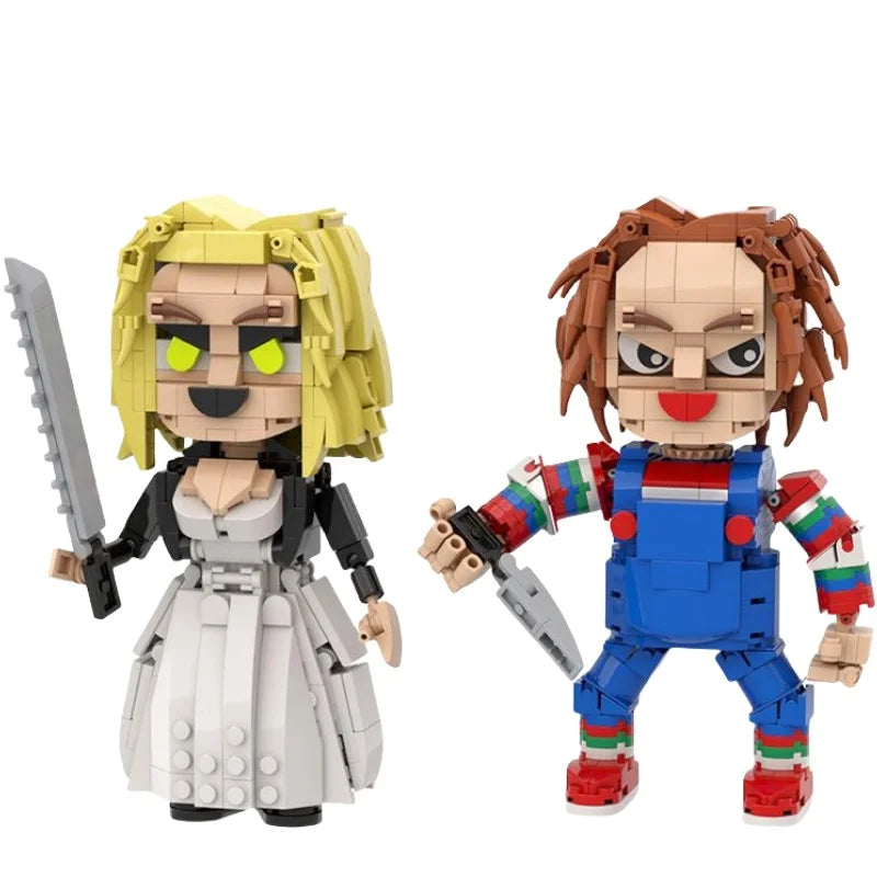 Chucky &amp; Tiffany Horror Building Sets