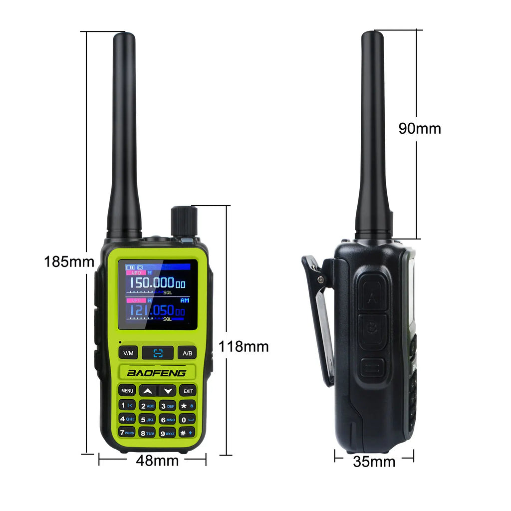 Baofeng UV-5R MINI Dual Band Walkie Talkie Twin Pack – 2 Radios Included