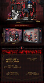 Vampire Castle Building Block Set – 3,540 Piece Gothic Horror Castle
