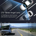 4-Camera 360° Dash Cam – Front, Rear & Side