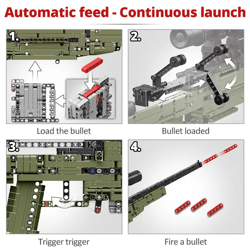 ZKZC Military Building Block Collection – 4 Tactical Model Kits