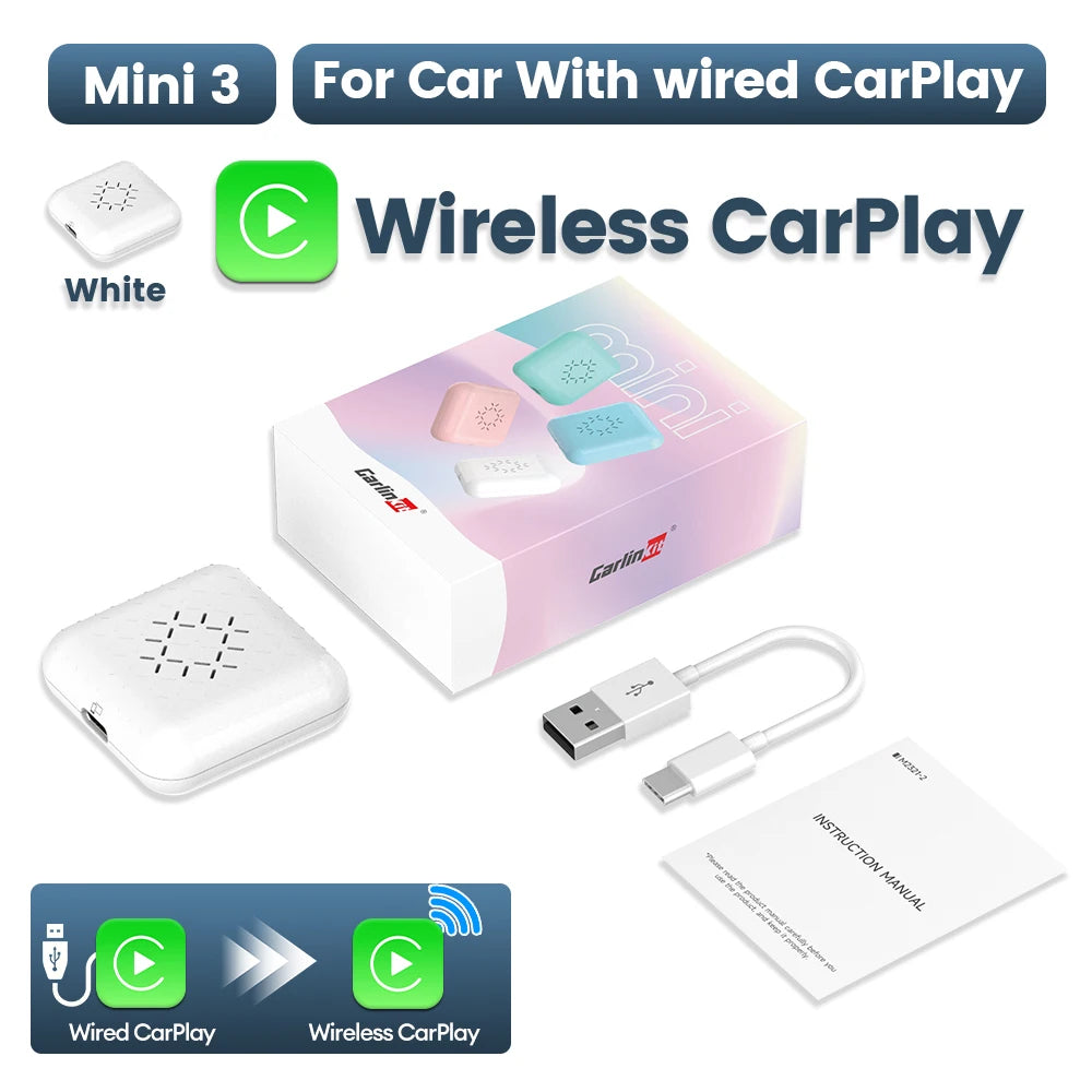 CarlinKit MINI 5 Wireless CarPlay Adapter