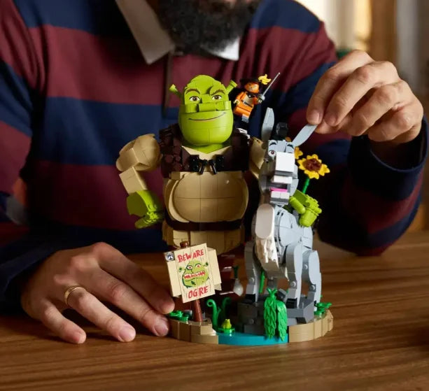 2026 NEW 1403PCS Shrek & Donkey Building Blocks – 3D Character Display Model