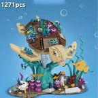 2026 NEW 1,271PCS - Sea Turtle Building Blocks – Ocean Display Model