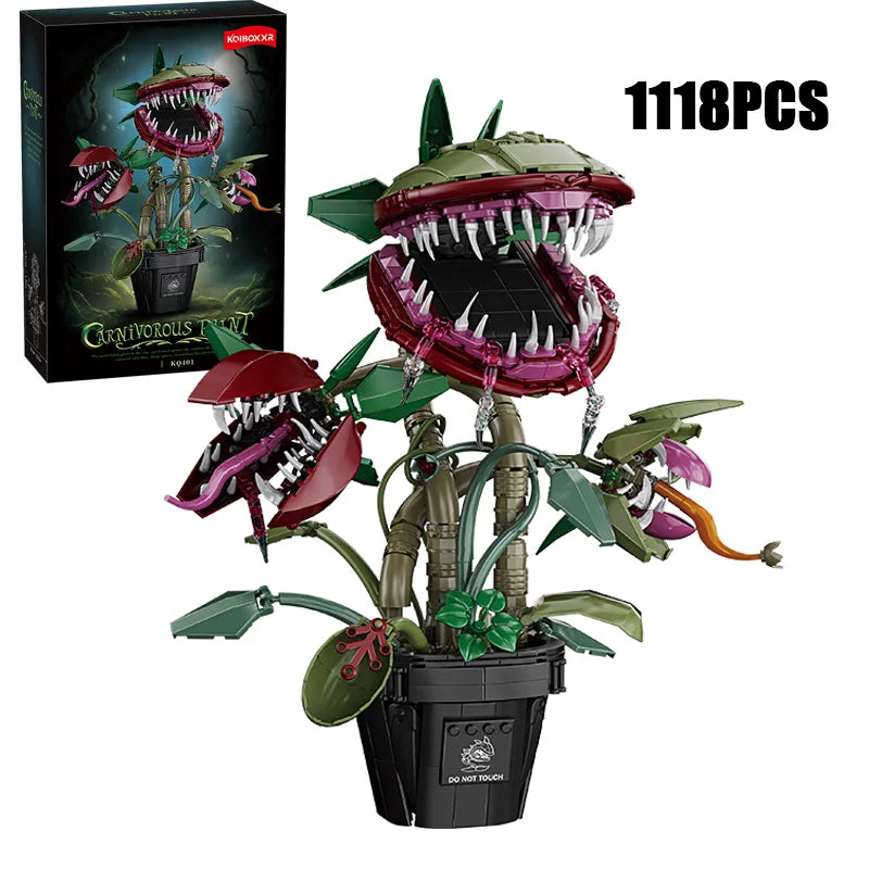 Carnivorous Man-Eating Plant Building Sets – 3 Designs