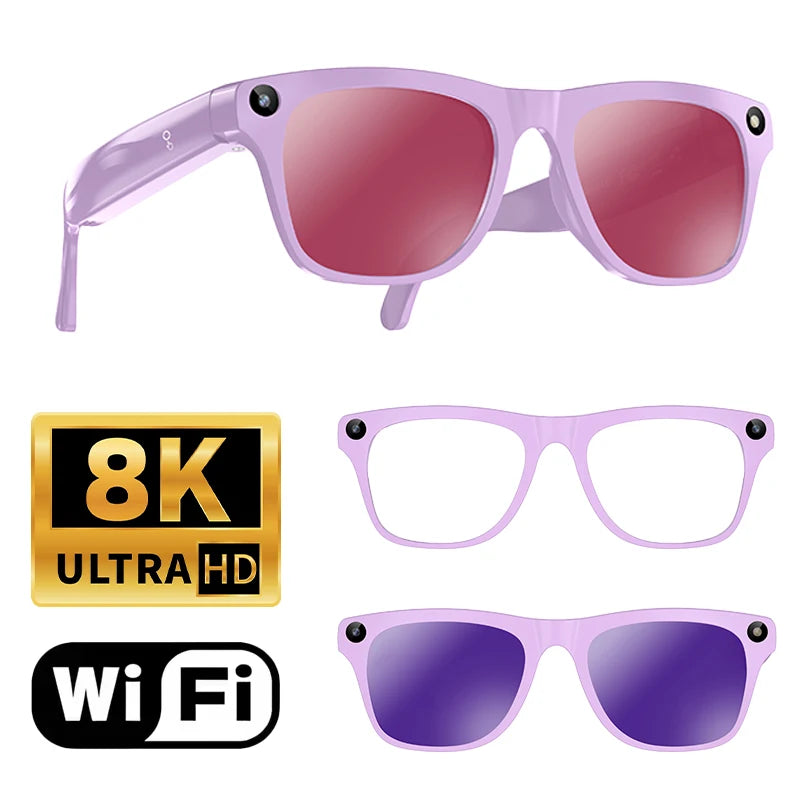 Lenovo AI Smart Glasses – 8MP Camera & AI Translation