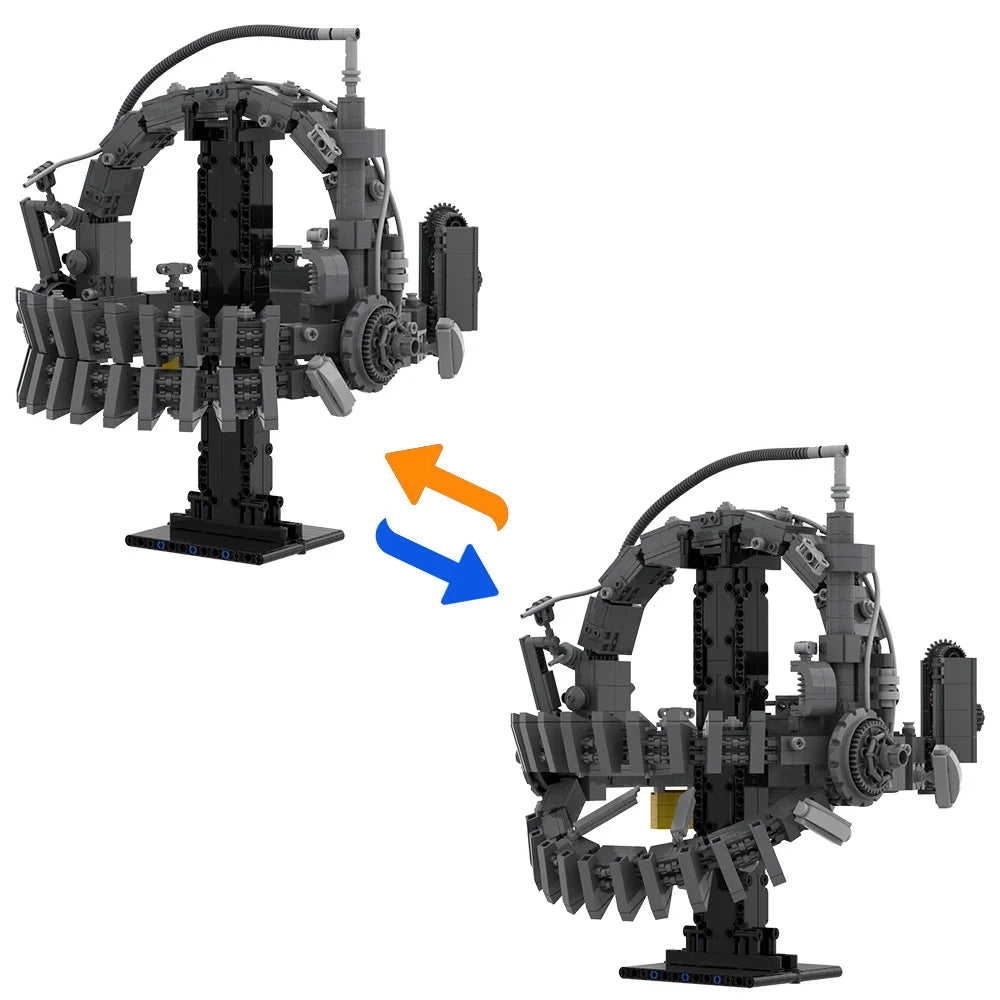 1,207PCS Reverse Bear Trap Building Set