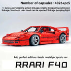 F40 Supercar Building Block Set – 4,026 Pieces