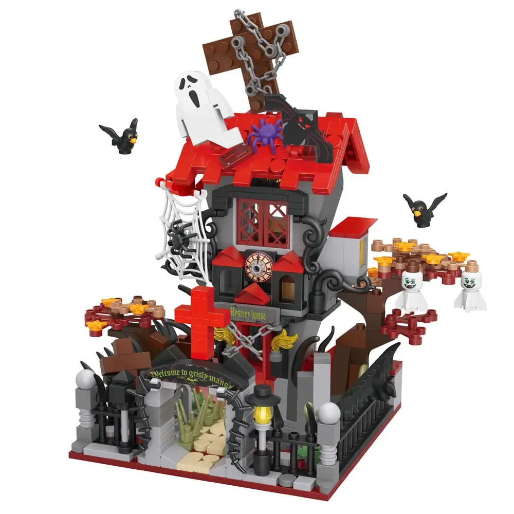 Halloween Horror Building Block Collection – Spooky MOC Display Sets