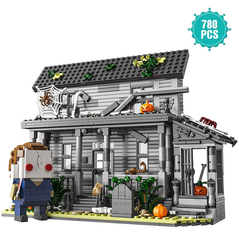 780PCS Horror Movie House Building Set
