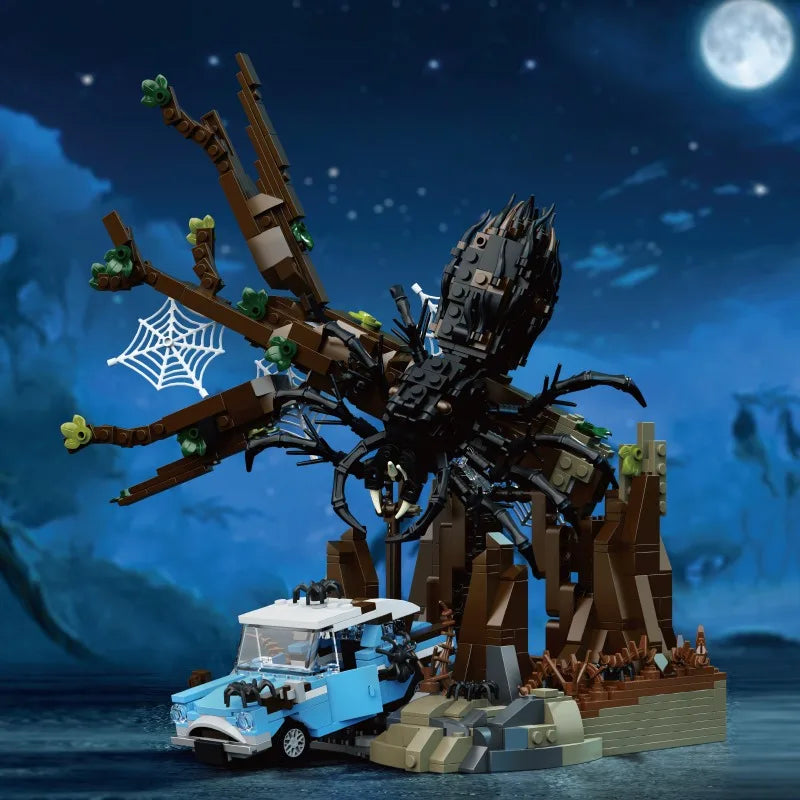 1,418 Pieces - Giant Spider in the Forbidden Forest Building Block Set