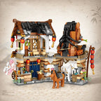 Japanese Street Shop Micro Building Blocks