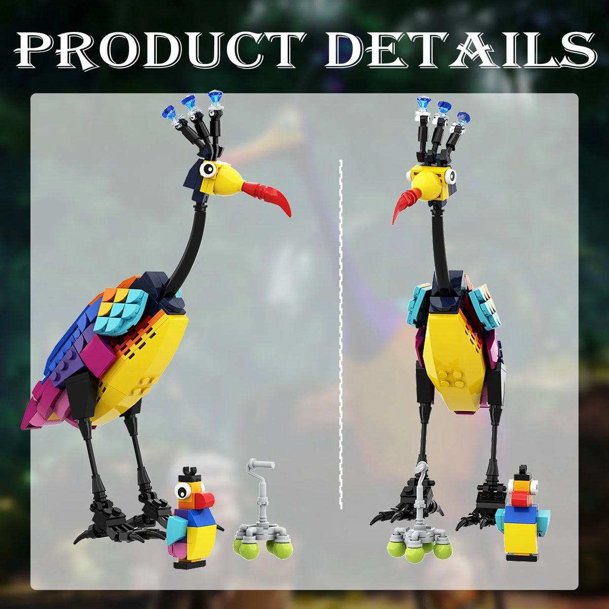 215PCS Kevin Bird & Balloon House Building Blocks – Cartoon Display Model