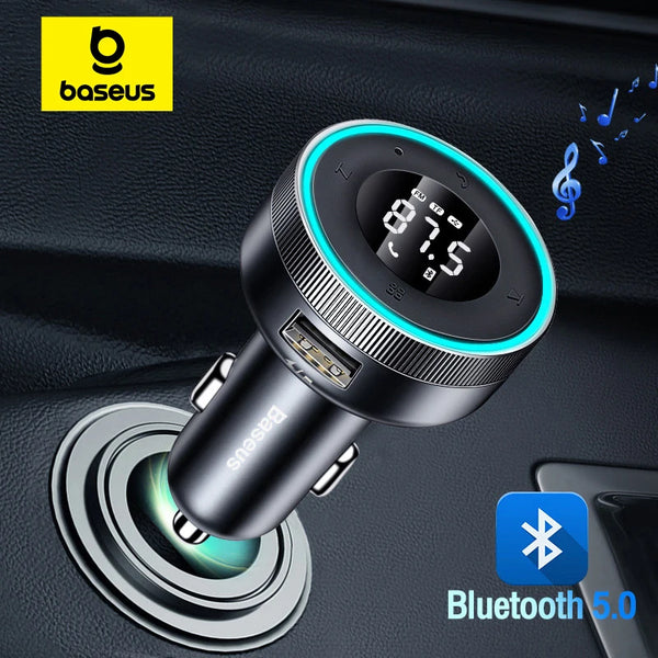 Baseus Bluetooth FM Transmitter & Dual Car Charger