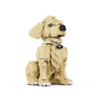 1754PCS Golden Retriever Building Blocks – Dog Display Model