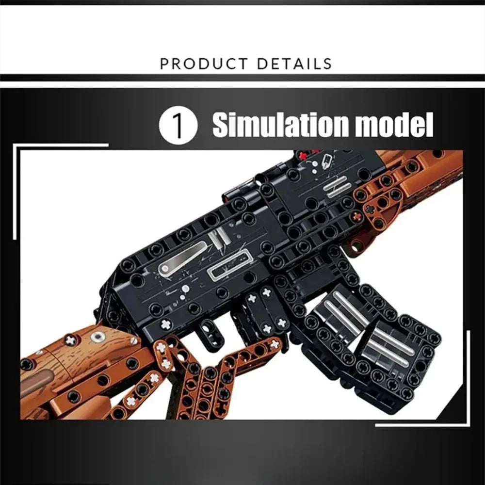 Classic Bolt-Action Rifle Building Block Collection – Military Model Kits