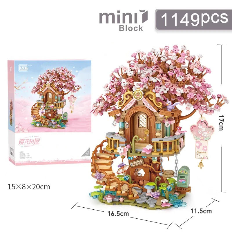 Japanese Street Shop Micro Building Blocks
