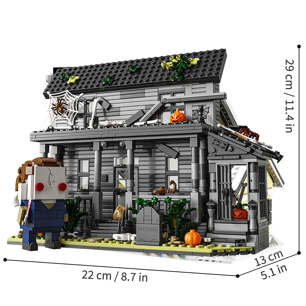 780PCS Horror Movie House Building Set