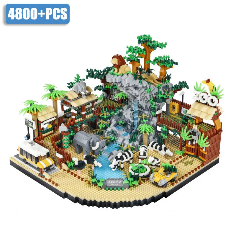 4800PCS / 5000PCS Animal Zoo MICRO Building Blocks – Connecting Animal Park Sets