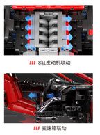 F40 Supercar Building Block Set – 4,026 Pieces