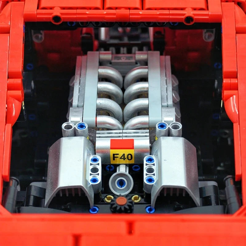 F40 Supercar Building Block Set – 4,026 Pieces