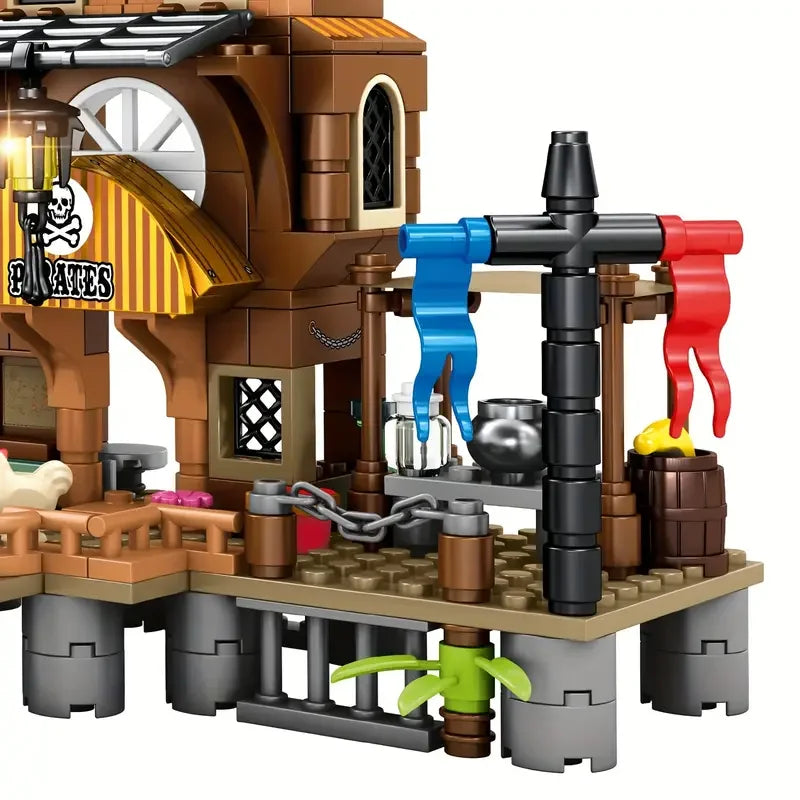Medieval Pirate Island Fortress Building Blocks