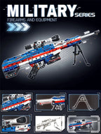 Classic Bolt-Action Rifle Building Block Collection – Military Model Kits