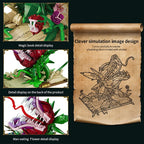 Creative MOC Carnivorous Plant Magic Book Building Blocks Collection Home Decoration Bricks Construction Toys For Children Gift