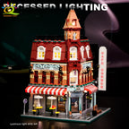 HUIQIBAO City Corner Coffee Shop Micro Building Blocks – 5 Sets to Collect