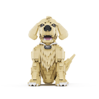 1754PCS Golden Retriever Building Blocks – Dog Display Model