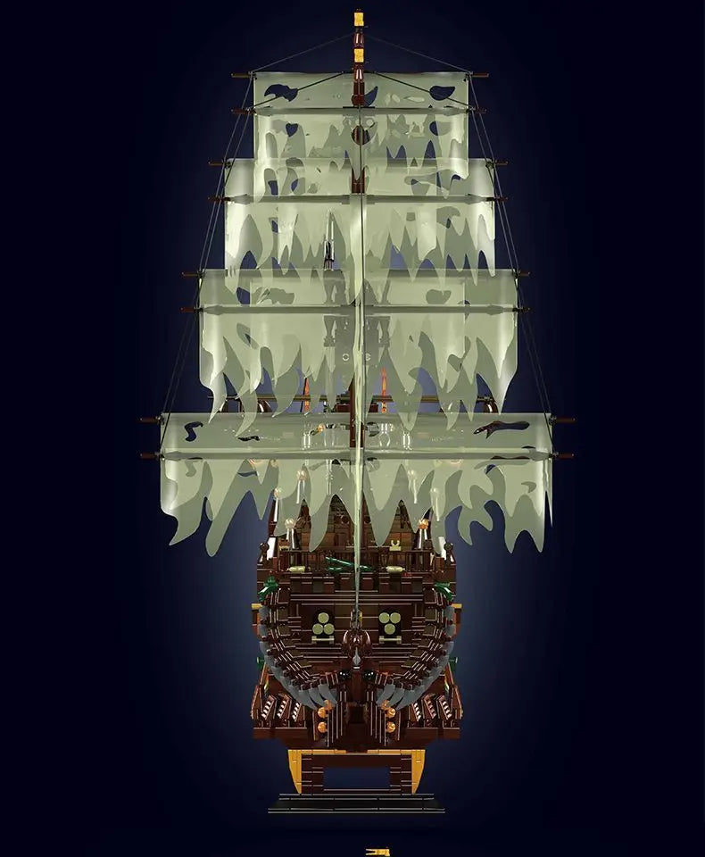 4,364 Pieces - Mould King Dutchman Ghost Pirate Ship Building Block Set