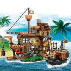 Medieval Pirate Island Fortress Building Blocks