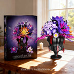 947PCS Gothic Blood Rose Bouquet Building Set